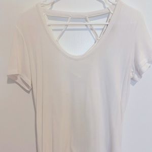 White short sleeve blouse